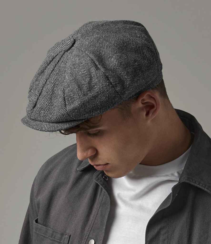 Charcoal Herringbone