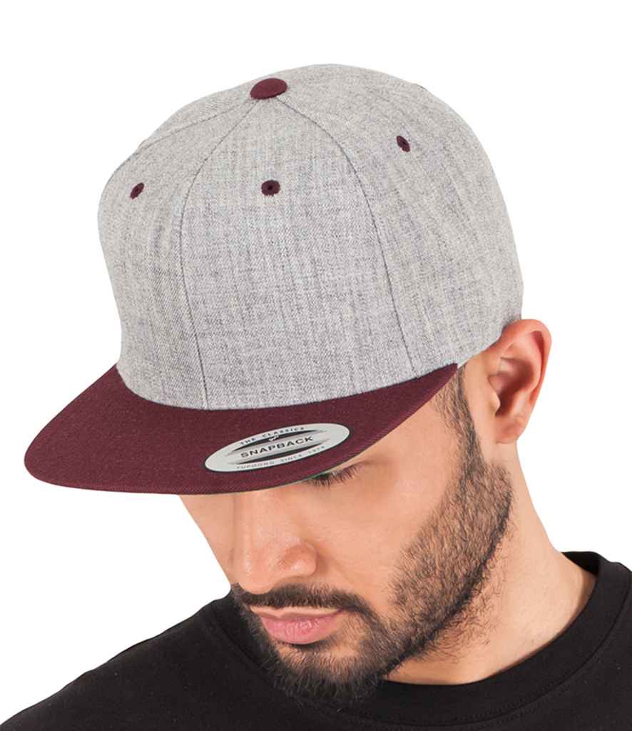 Heather Grey/Maroon
