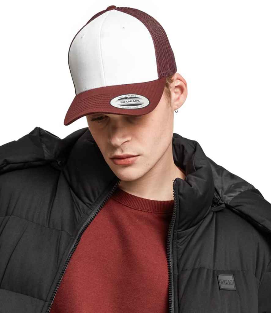 Maroon/White