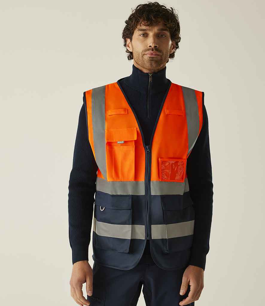 Orange/Navy
